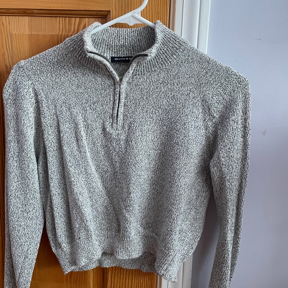 Grey cropped sweater - Picture 1 of 1